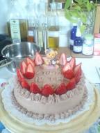 パパ作 ruka.:*12歳のバースデーケーキ