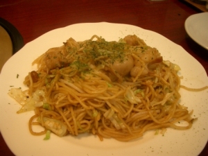 たけだ　ホルモン焼きそば
