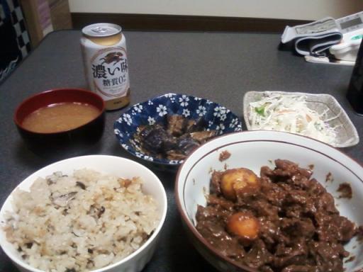 １０月１５日晩飯