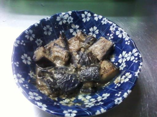 なすの味噌炒め２