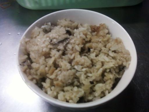 きのこの炊き込み２