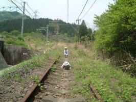 線路転ぶ