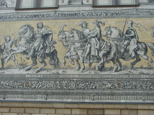 ドレスデン王宮「君主の行列」