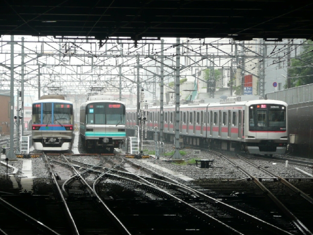 都営6300系、東京メトロ9000系、東急5050系