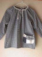 ギンガムスモック