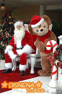 サンタとダッフィー