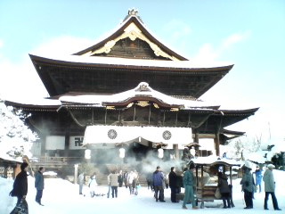 善光寺－冬