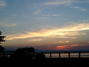 夕日