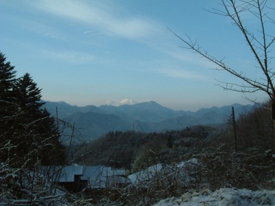 ちょっと見える富士山