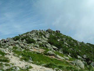 金峰山山頂付近
