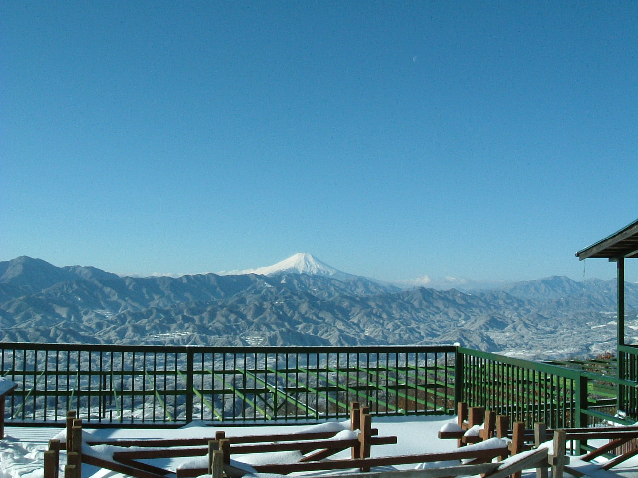 陣馬山からの富士