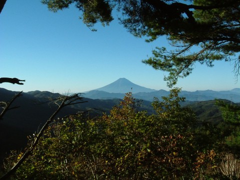 大菩薩からの富士山