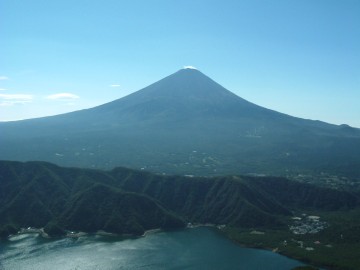 富士山と西湖