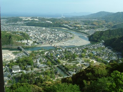 岩国城からの景色