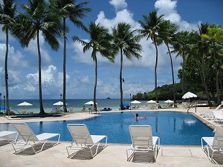 プールサイド♪