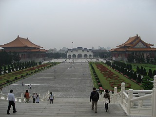 中正紀念堂から眺めてみました