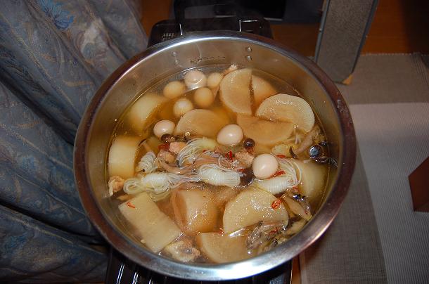 大根と豚肉の煮物