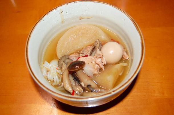 大根と豚肉の煮物