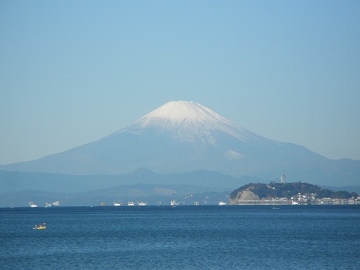 富士山と江ノ島