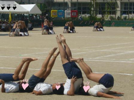 めっちゃピンとしてますやろ＾＾つま先(笑)