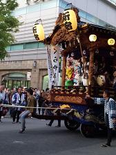 山車の巡行