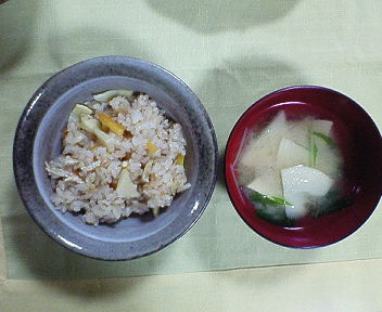 タケノコご飯1