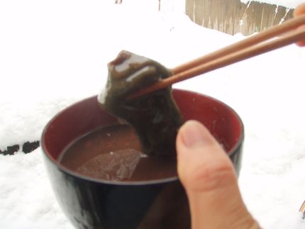 ヨモギぜんざい