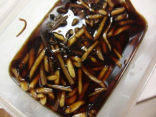 山ゴボウの松前漬け
