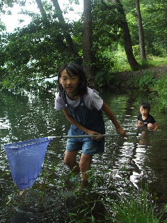 水遊び