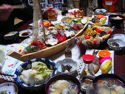 家庭で船盛！うふ。