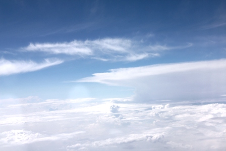 北海道への空の旅