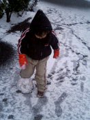 雪遊び２
