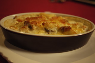 チキンと海老入りマカロニグラタン