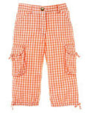 Gingham Cargo Pant