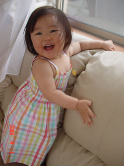 SmockedGinghamWovenDress2