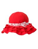 Heart Flower Ruffle Hat