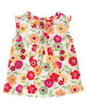 Fiesta Floral A-line Top