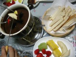 バレンタイン♪　チョコフォンデュ☆