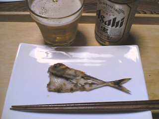 小アジの塩焼き