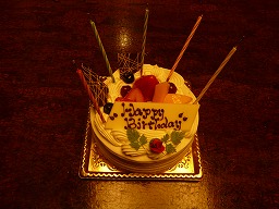 バースデイケーキ
