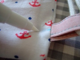 リバーシブル巾着