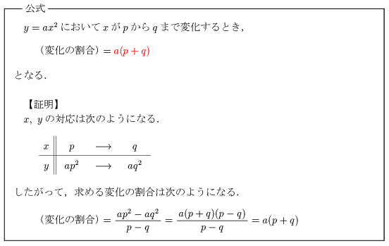 中学数学 変化の割合 受験数学って暗記 仮 高校受験 大学受験 楽天ブログ