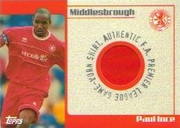 topps paul ince jersey