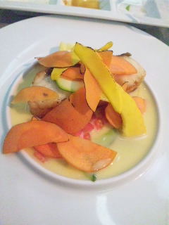 スズキのポワレ