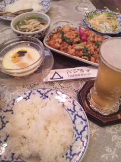 鶏バジル♪うまし！