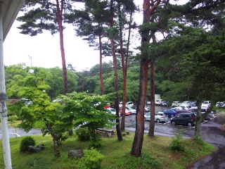 会議室の窓から