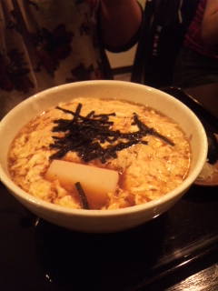 お出汁上品なふんわり卵とじ