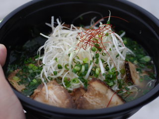 鹿児島塩ラーメン(葱特盛)