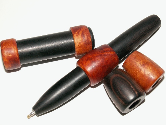 手作りオリジナルデザイン木製ボールペン１０．４号（２）