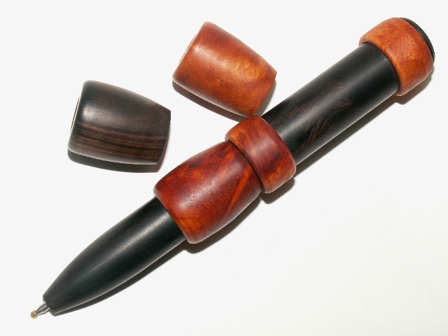 手作りオリジナルデザイン木製ボールペン１０．４号（４）
